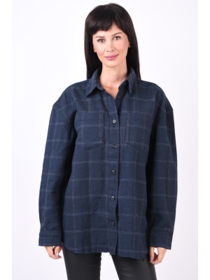 Camasa Dama Only Onlwoven Check Navy Check